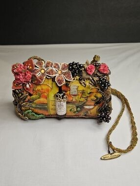 Mary Frances "Toast Of The Town" Beaded Shoulder Bag